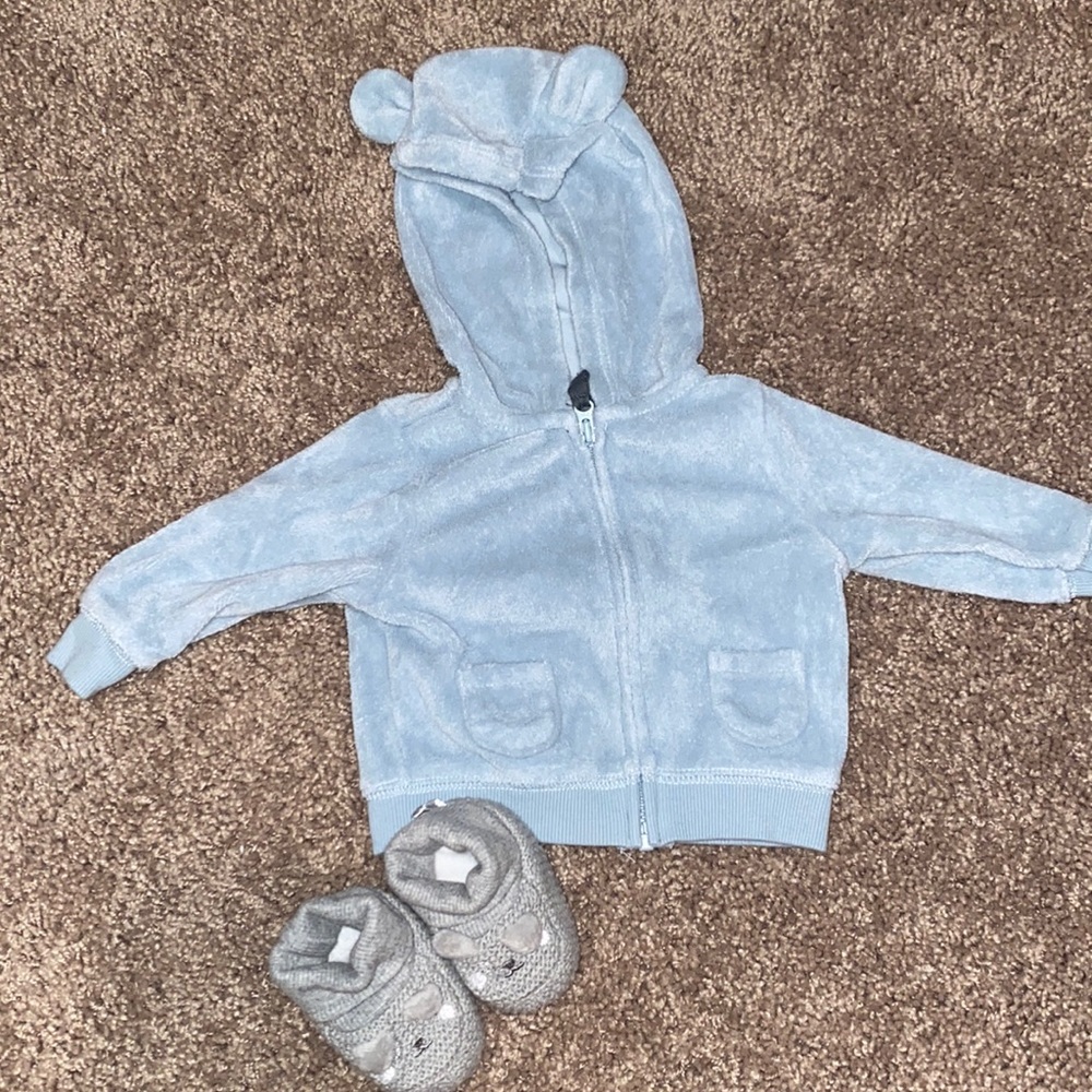 Baby jacket & booty bundle newborn baby